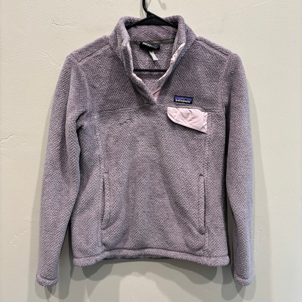 Patagonia Women's Re-Tool Snap-T Pullover Smokey Violet Glaze Purple -Size Small